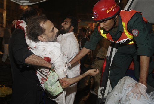 The bombings came after Pakistan army jets and helicopters targeted militant 